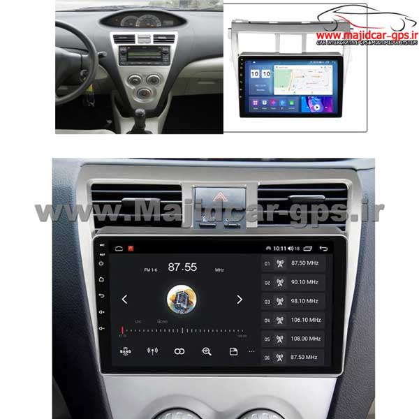 مانیتور فابریک تویوتا یاریس 2011-2008